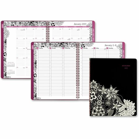AT-A-GLANCE FloraDoodle Weekly & Monthly Planner - Assorted Color AT464837